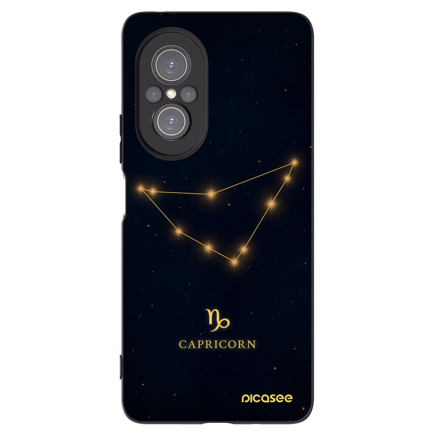 Picasee silikonový černý obal pro Huawei Nova 9 SE - CAPRICORN