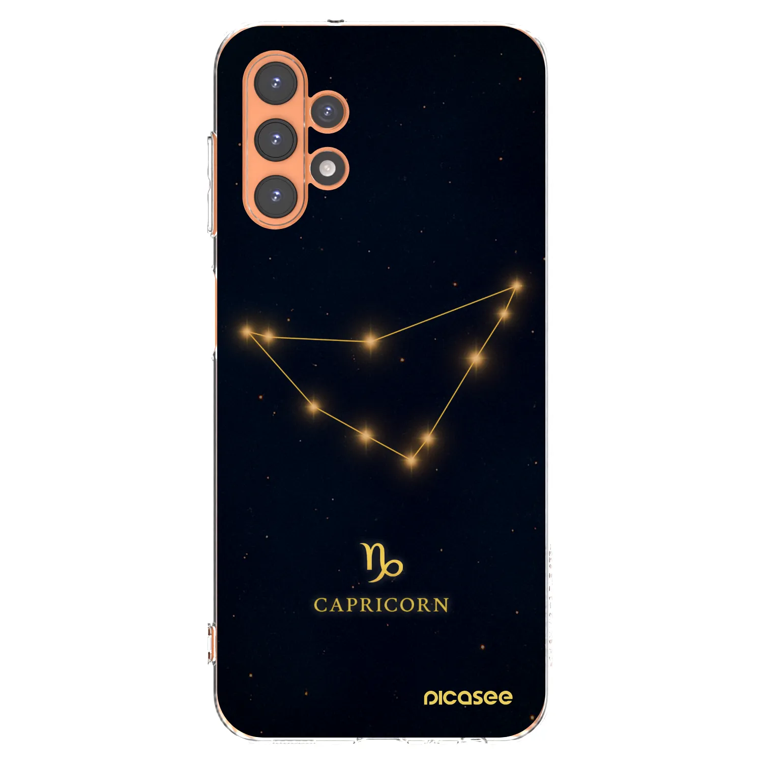 Picasee silikonový průhledný obal pro Samsung Galaxy A13 4G A135 - CAPRICORN