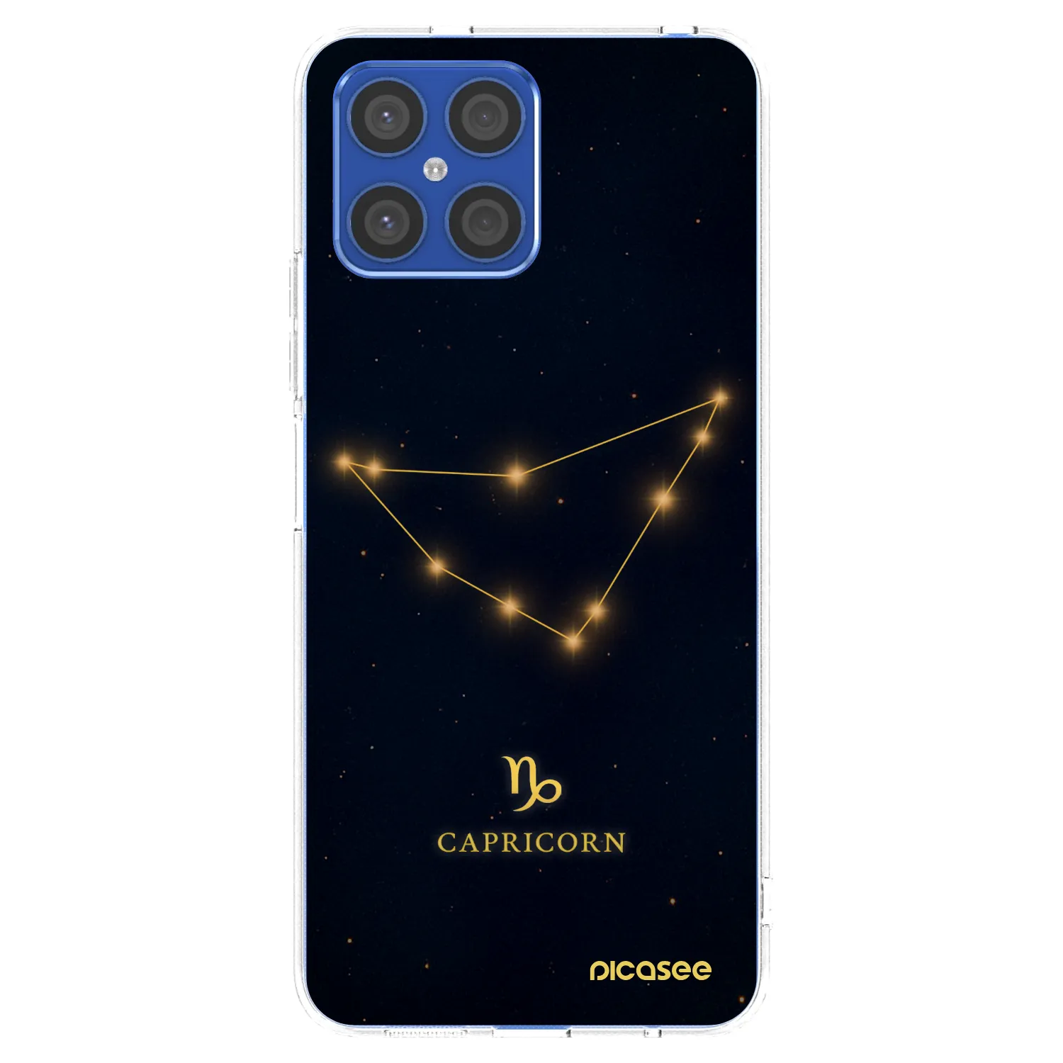 Picasee silikonový průhledný obal pro Honor X8 4G - CAPRICORN