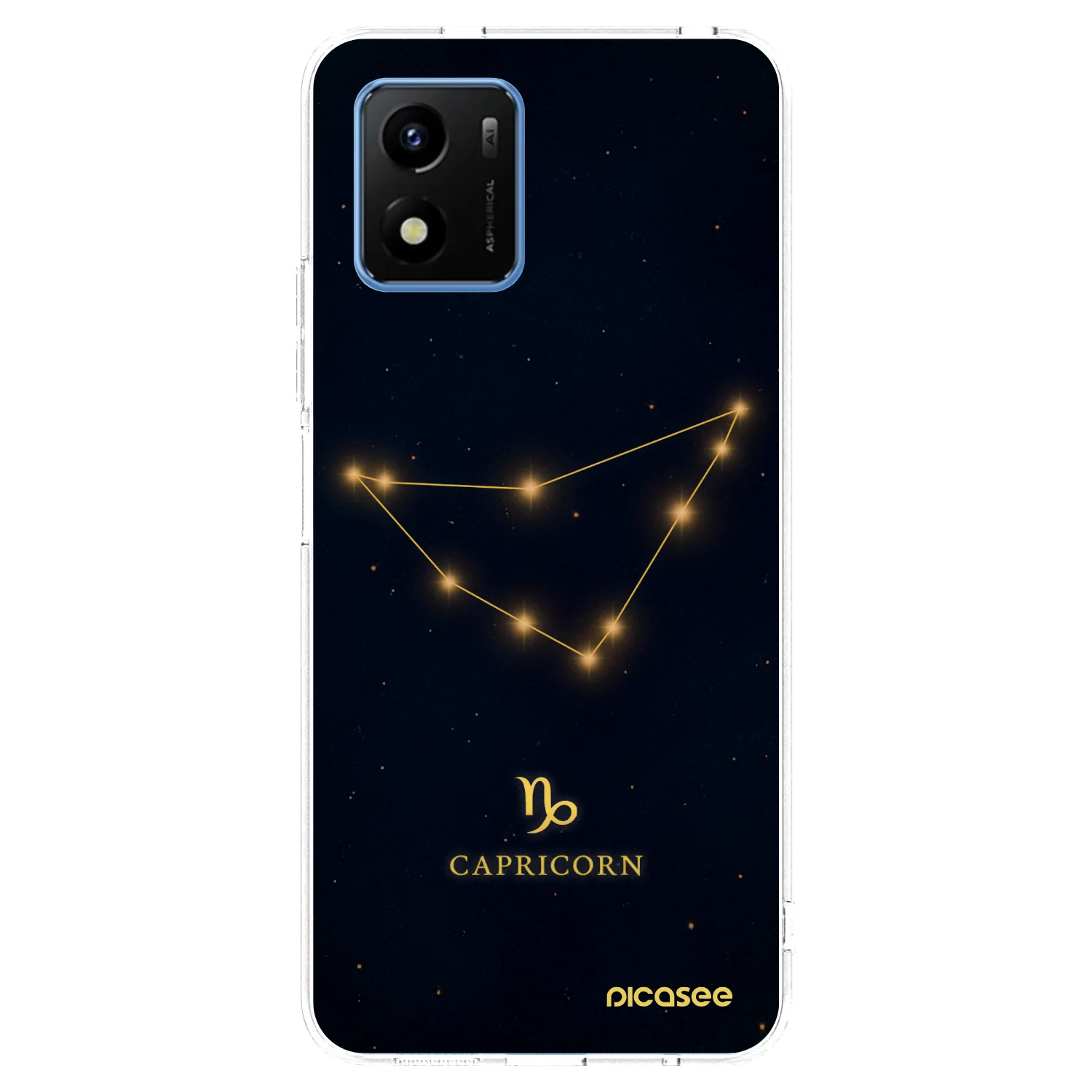 Picasee silikonový průhledný obal pro Vivo Y01 - CAPRICORN
