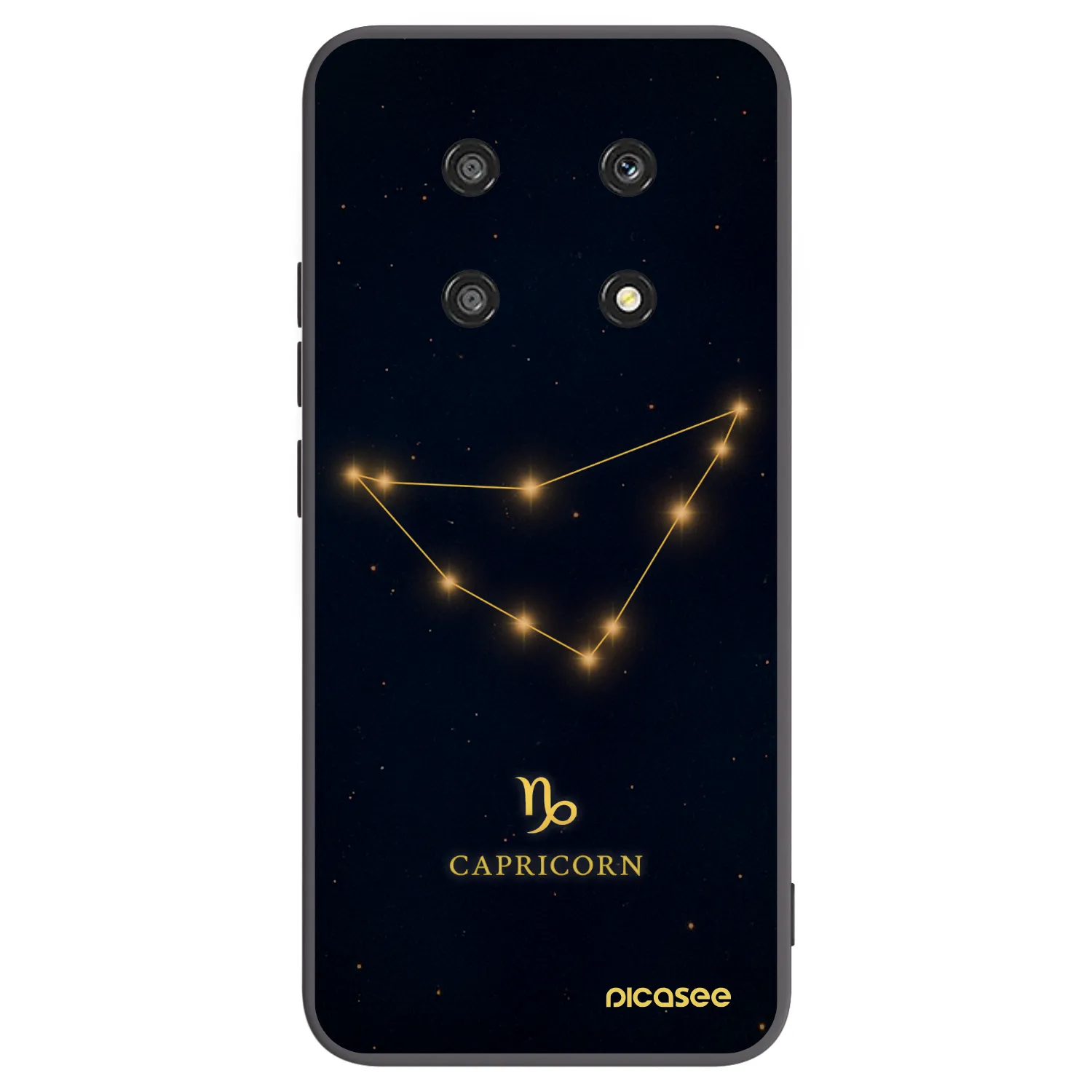 Picasee silikonový černý obal pro Honor Magic4 Lite 5G - CAPRICORN