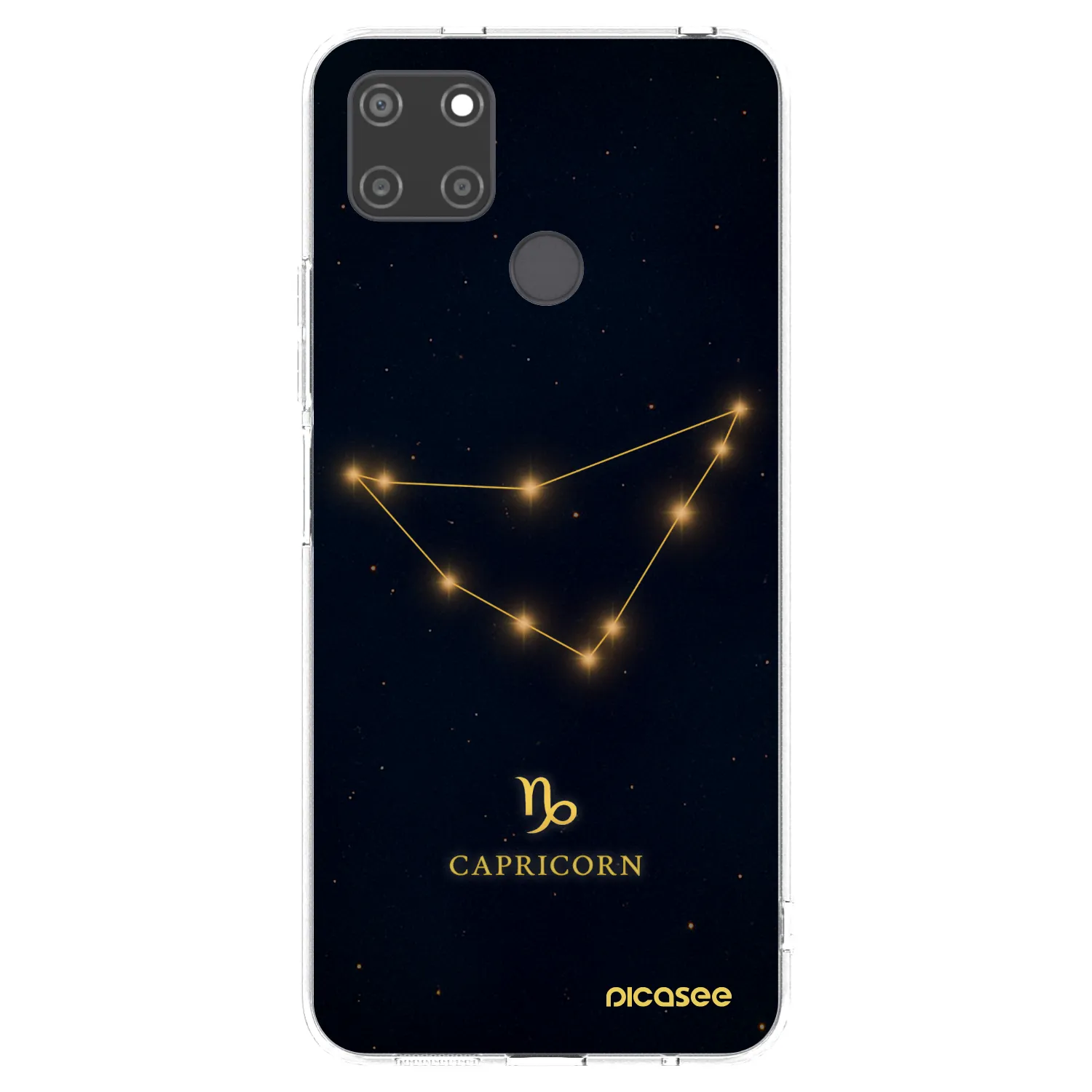 Picasee silikonový průhledný obal pro Realme C21Y - CAPRICORN