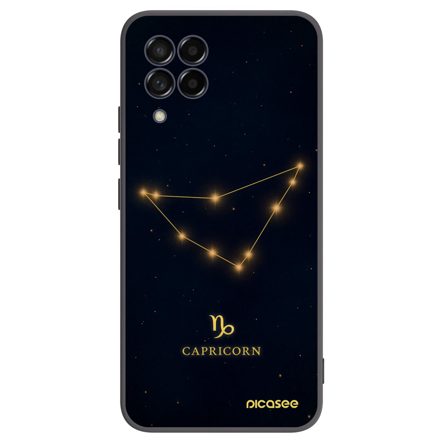 Picasee silikonový černý obal pro Samsung Galaxy M53 5G - CAPRICORN