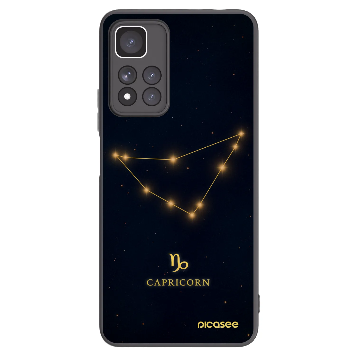 Picasee silikonový černý obal pro Xiaomi Redmi Note 11 Pro+ 5G - CAPRICORN