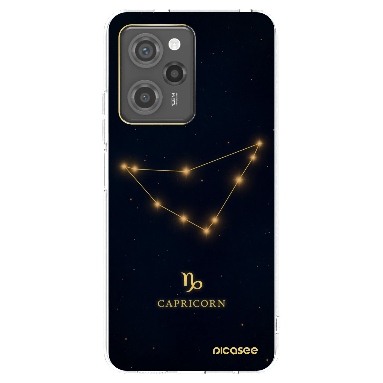 Picasee silikonový černý obal pro Xiaomi Poco X5 Pro - CAPRICORN