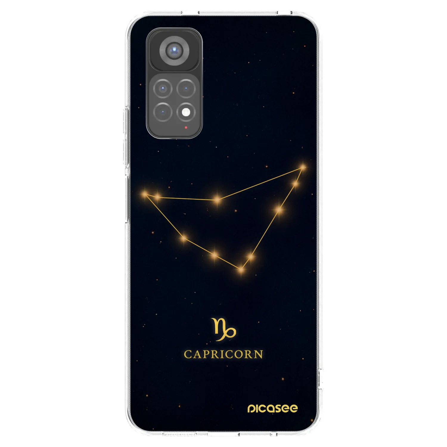 Picasee silikonový průhledný obal pro Xiaomi Redmi Note 11S 5G - CAPRICORN