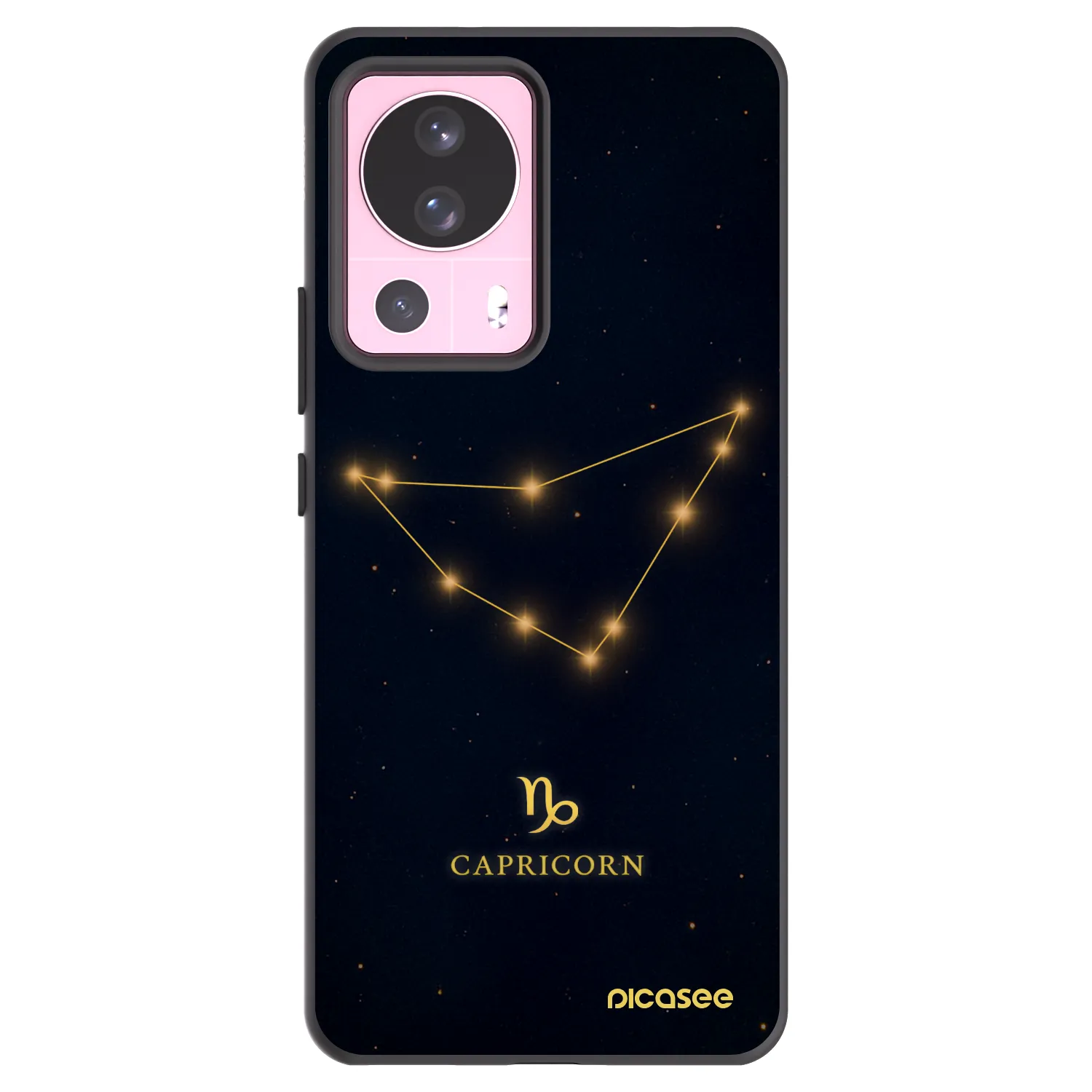 Picasee silikonový černý obal pro Xiaomi 13 Lite - CAPRICORN