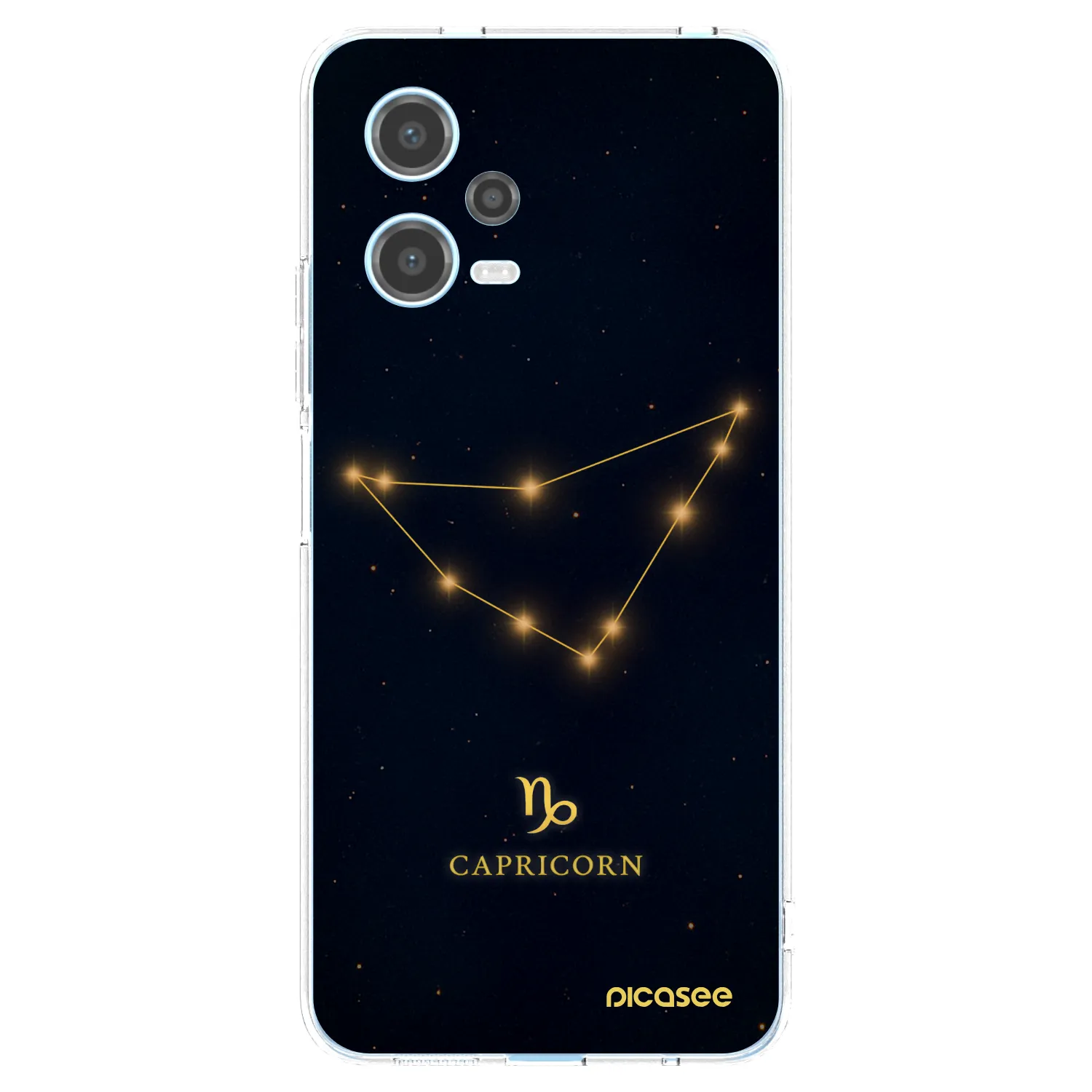 Picasee silikonový průhledný obal pro Xiaomi Redmi Note 12 5G - CAPRICORN