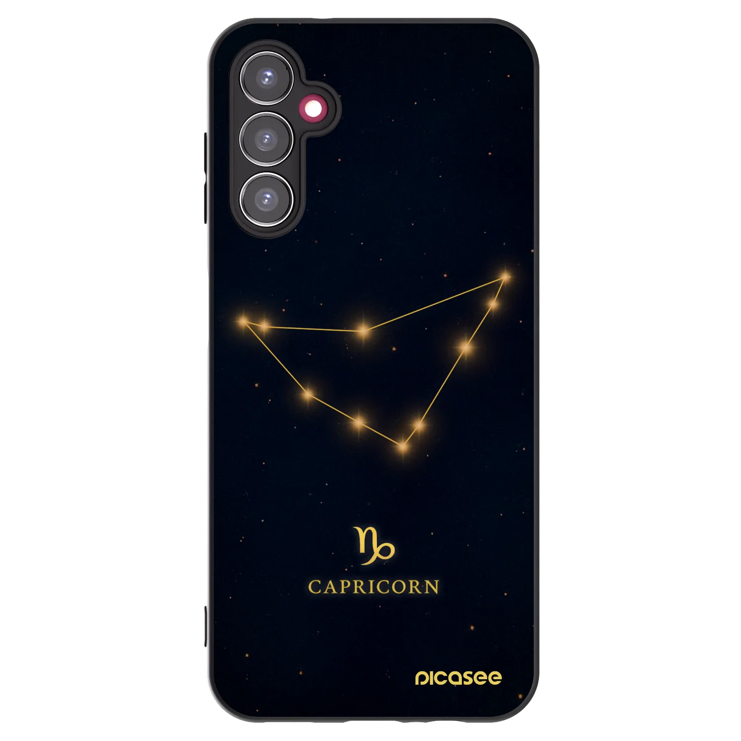 Picasee silikonový černý obal pro Samsung Galaxy A14 5G A146P - CAPRICORN