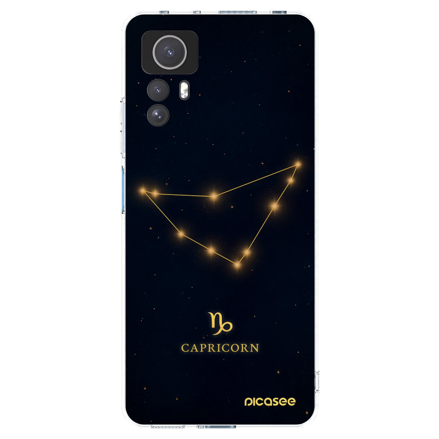 Picasee silikonový průhledný obal pro Xiaomi Redmi Note 12S - CAPRICORN