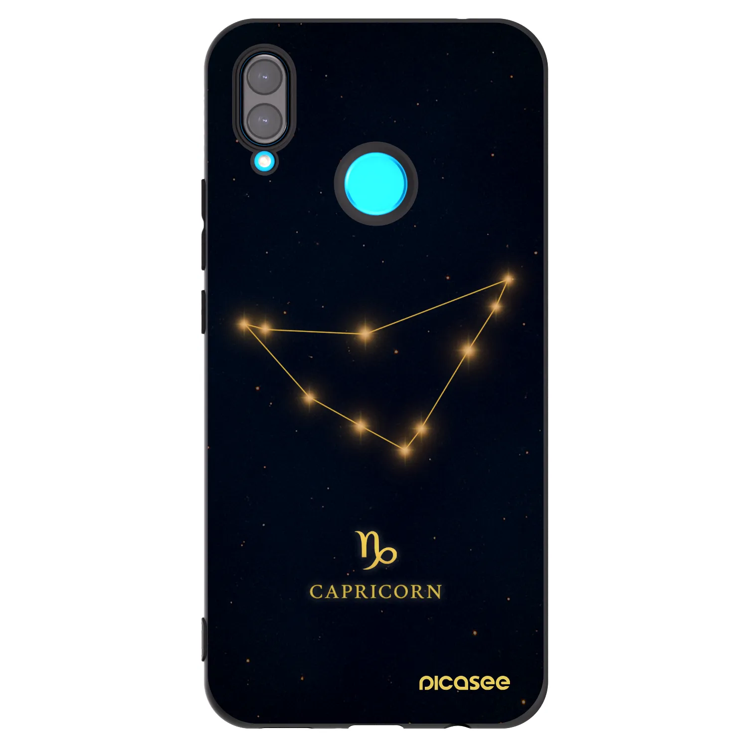 Picasee silikonový černý obal pro Huawei Nova 3 - CAPRICORN
