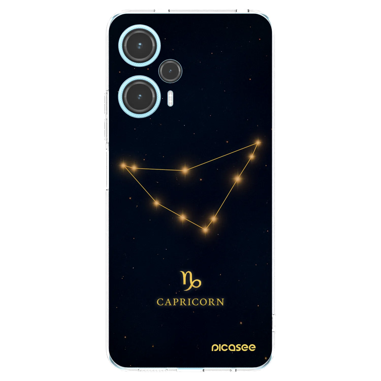 Picasee silikonový průhledný obal pro Xiaomi Poco F5 - CAPRICORN
