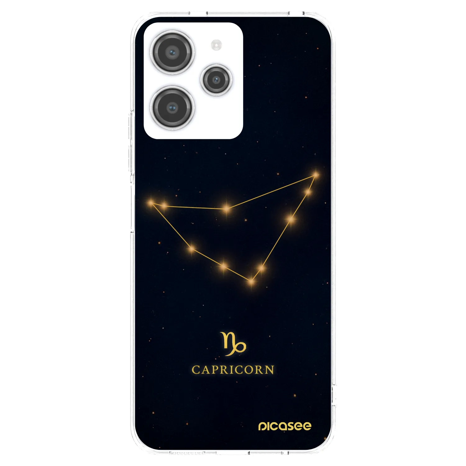Picasee silikonový průhledný obal pro Xiaomi Redmi 12 4G - CAPRICORN