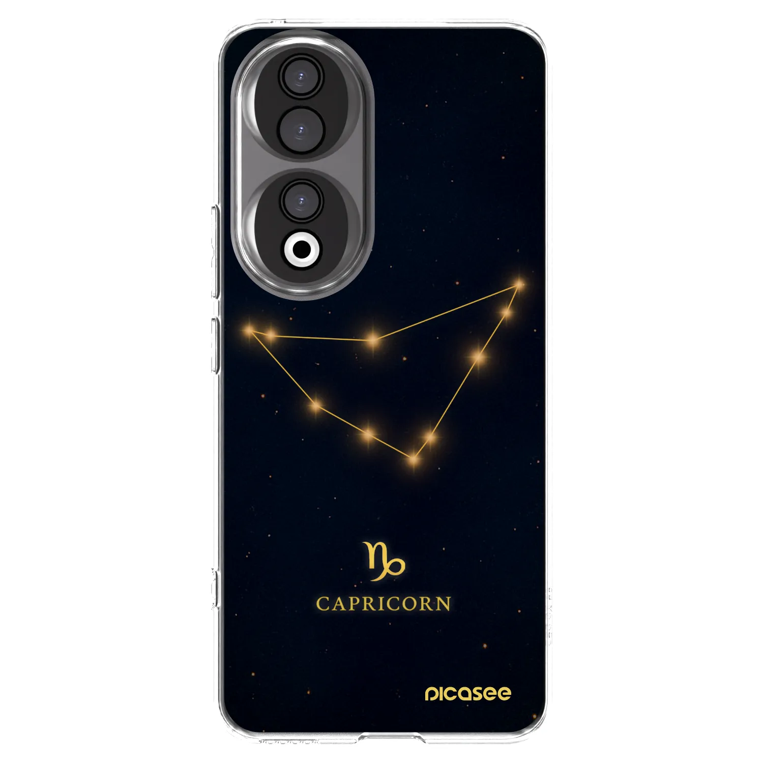 Picasee silikonový průhledný obal pro Honor 90 5G - CAPRICORN