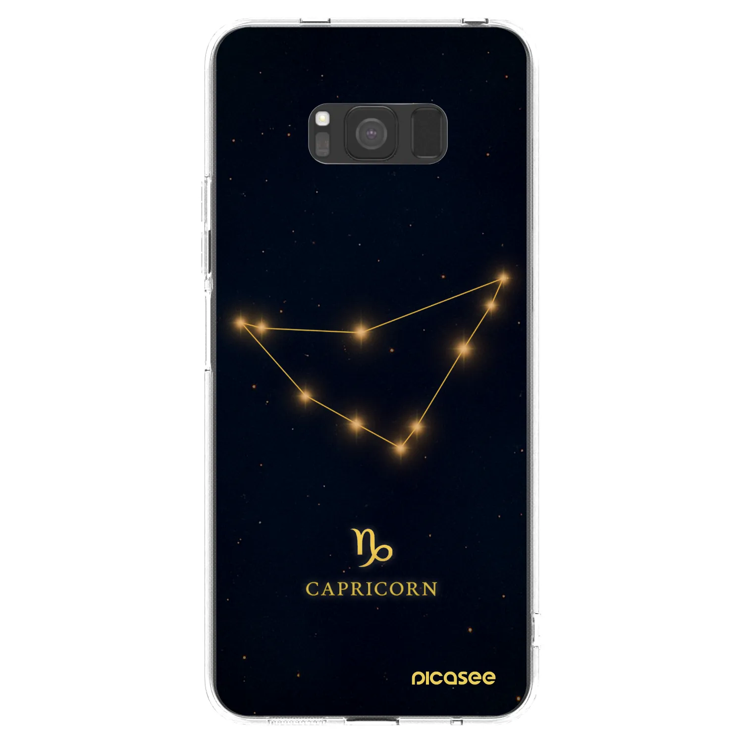Picasee silikonový průhledný obal pro Samsung Galaxy S8 G950F - CAPRICORN