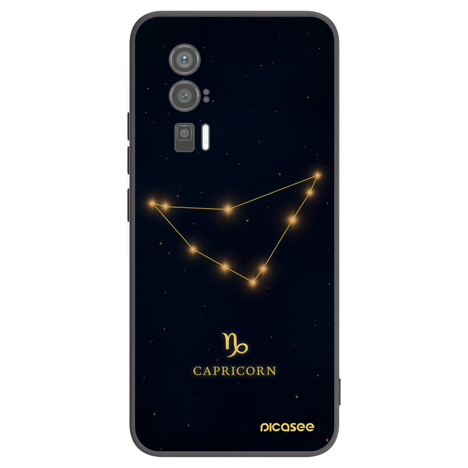 Picasee silikonový černý obal pro Xiaomi Poco F5 Pro 5G - CAPRICORN
