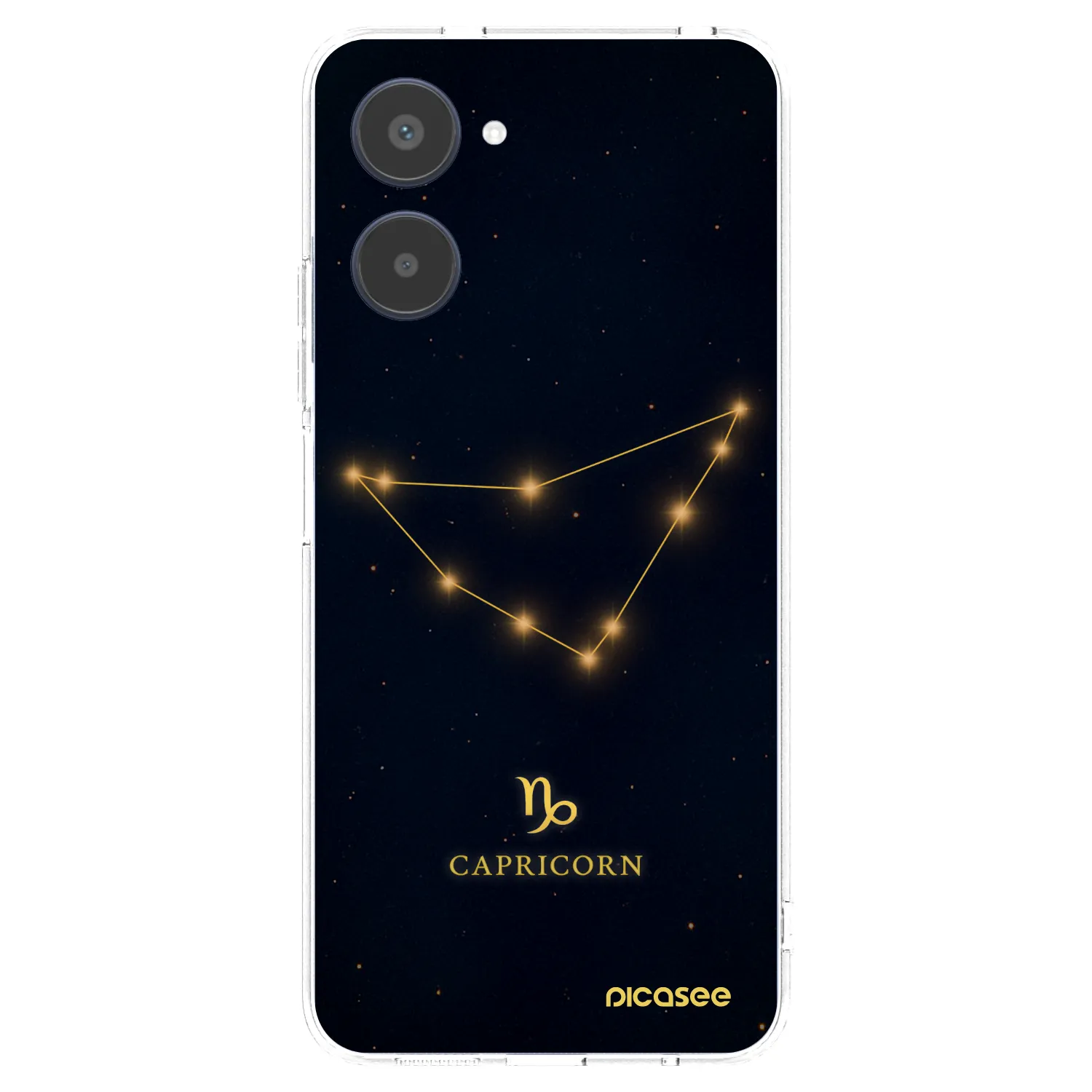 Picasee silikonový průhledný obal pro Realme 10 4G - CAPRICORN