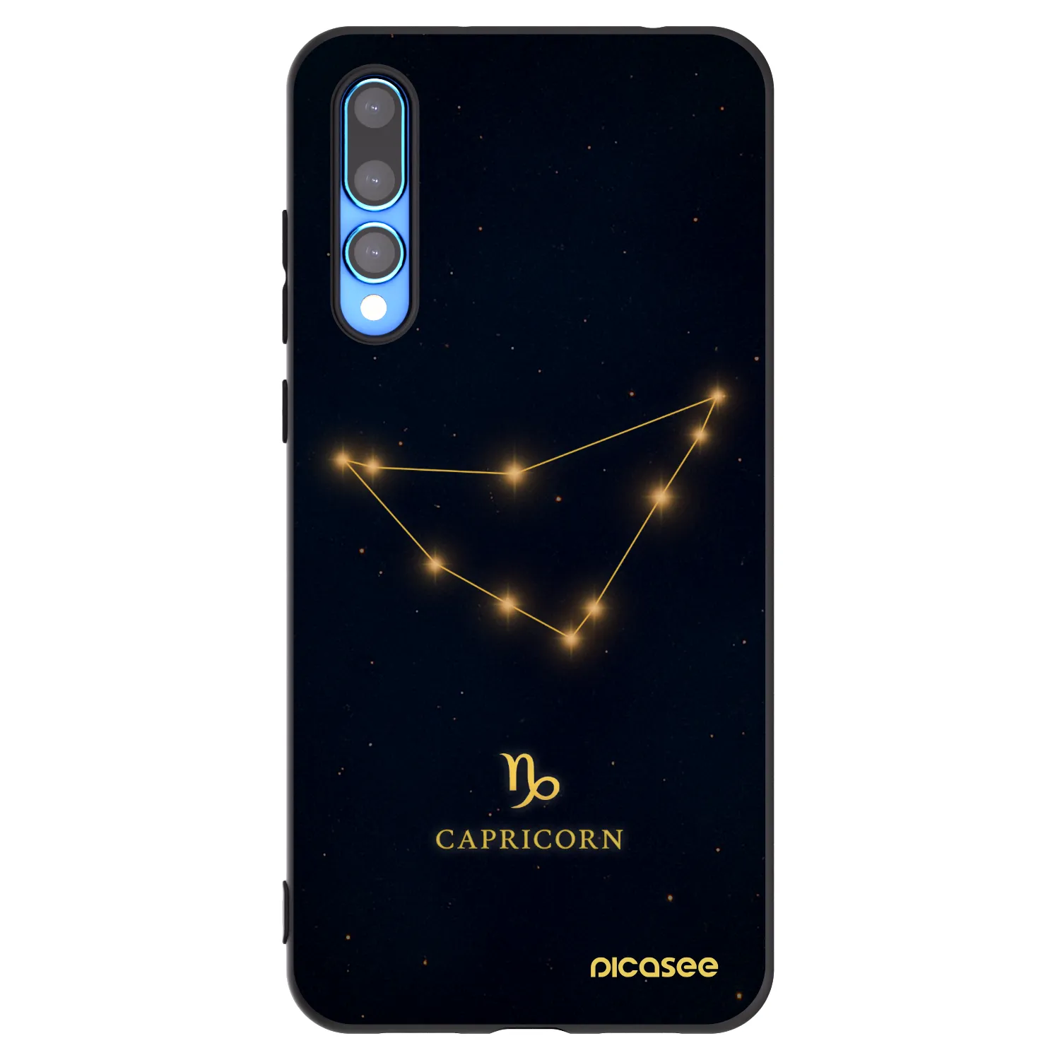 Picasee silikonový černý obal pro Huawei P20 Pro - CAPRICORN