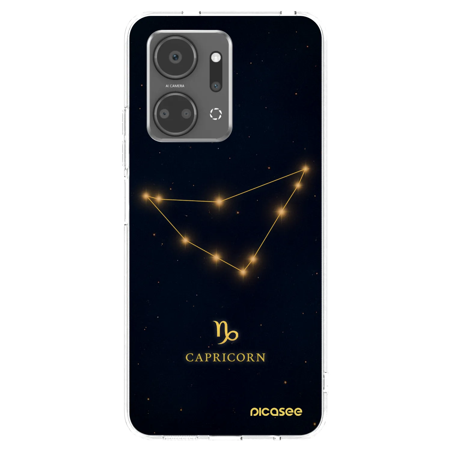 Picasee silikonový průhledný obal pro Honor X7a - CAPRICORN