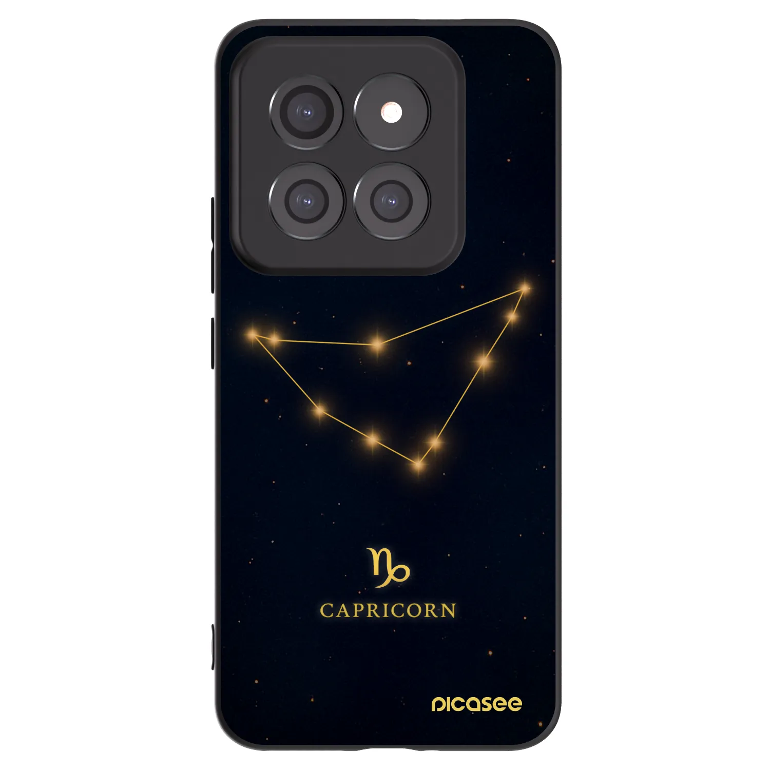 Picasee silikonový černý obal pro Xiaomi 14 Pro - CAPRICORN