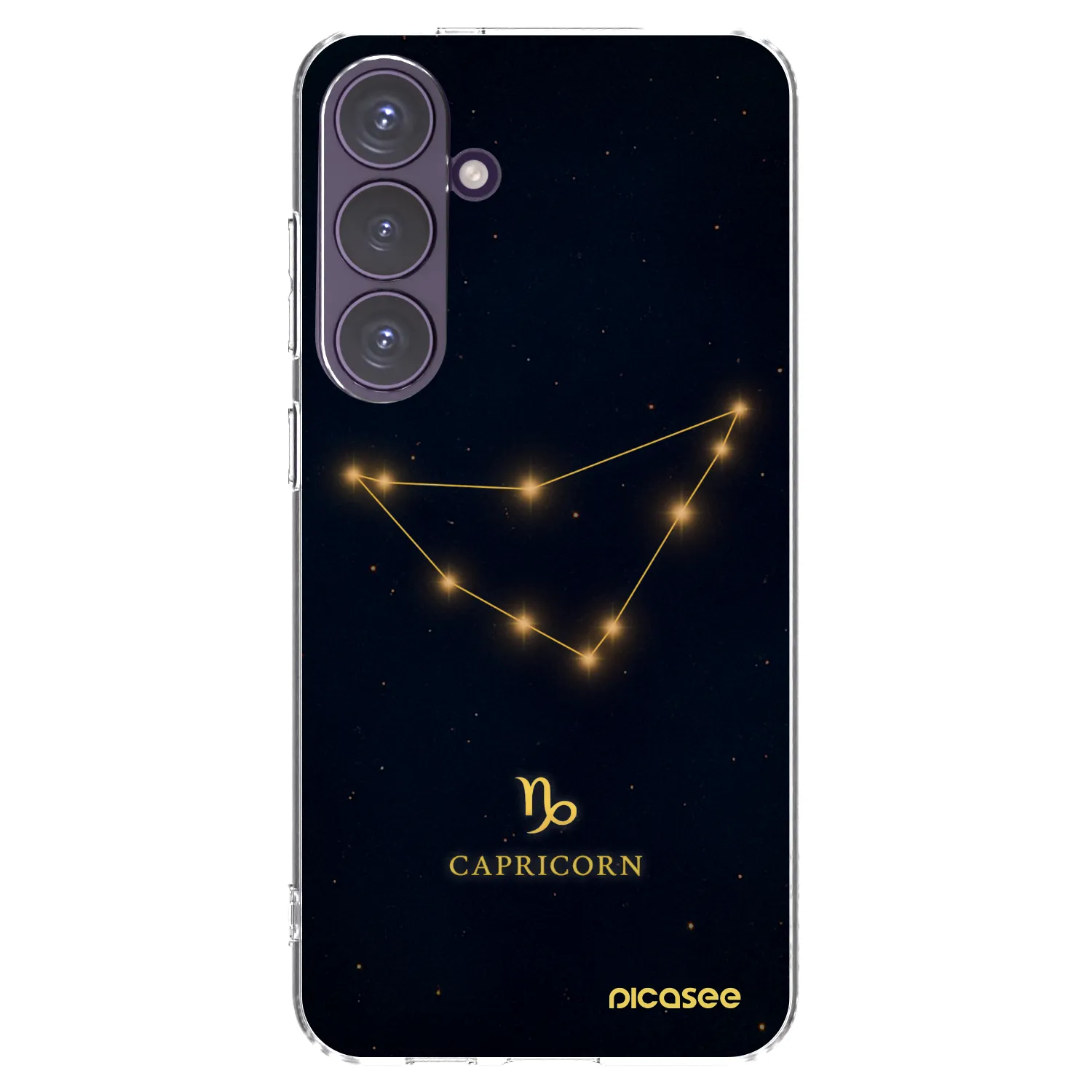 Picasee silikonový průhledný obal pro Samsung Galaxy S24+ S926B 5G - CAPRICORN