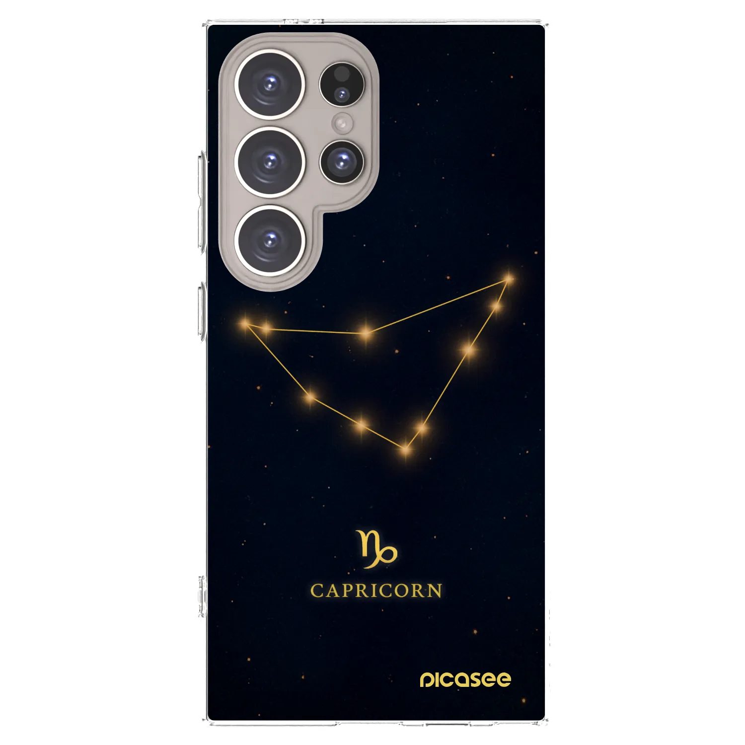Picasee silikonový průhledný obal pro Samsung Galaxy S24 Ultra S928B 5G - CAPRICORN