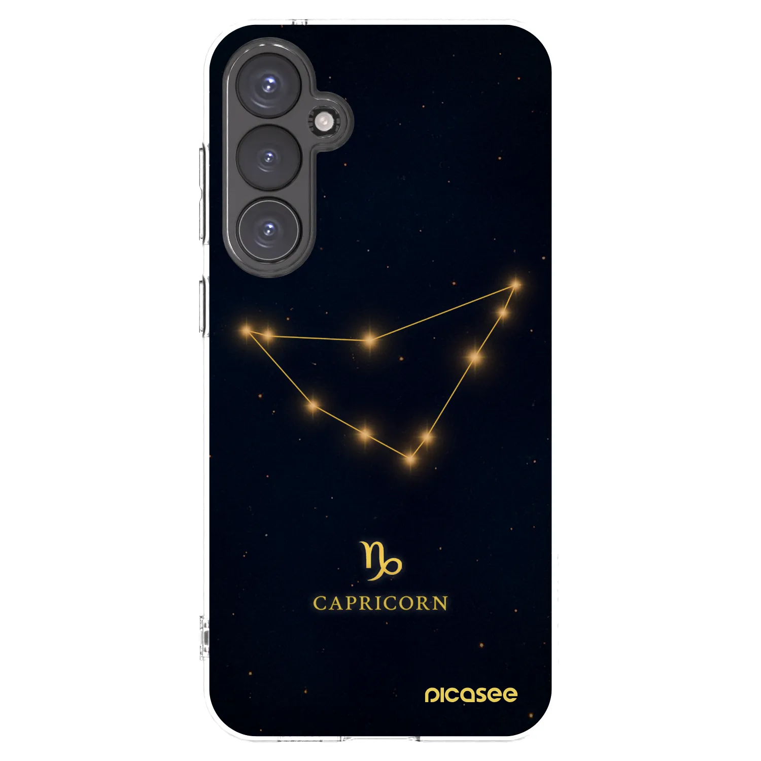 Picasee silikonový průhledný obal pro Samsung Galaxy S23 FE S711B - CAPRICORN