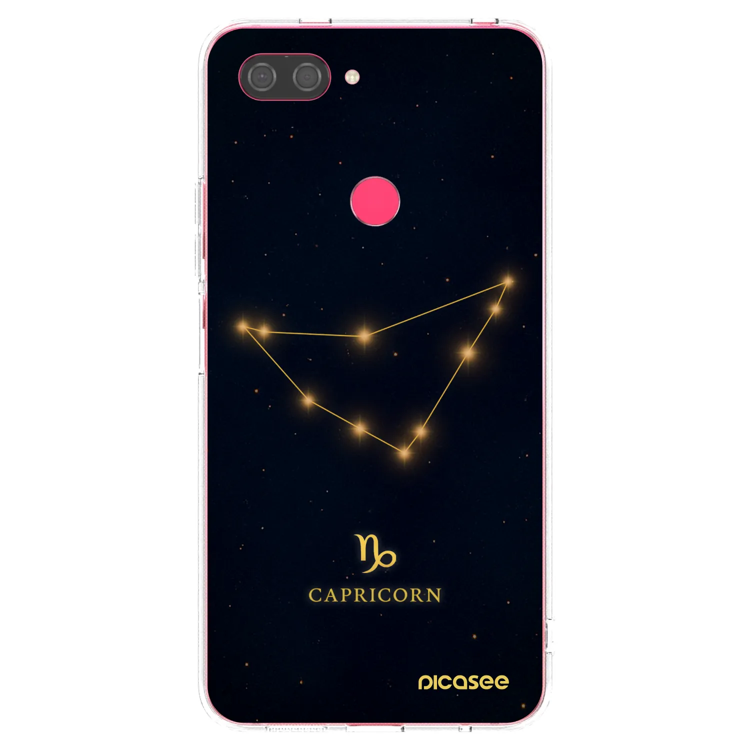 Picasee silikonový průhledný obal pro Xiaomi Mi 8 Lite - CAPRICORN