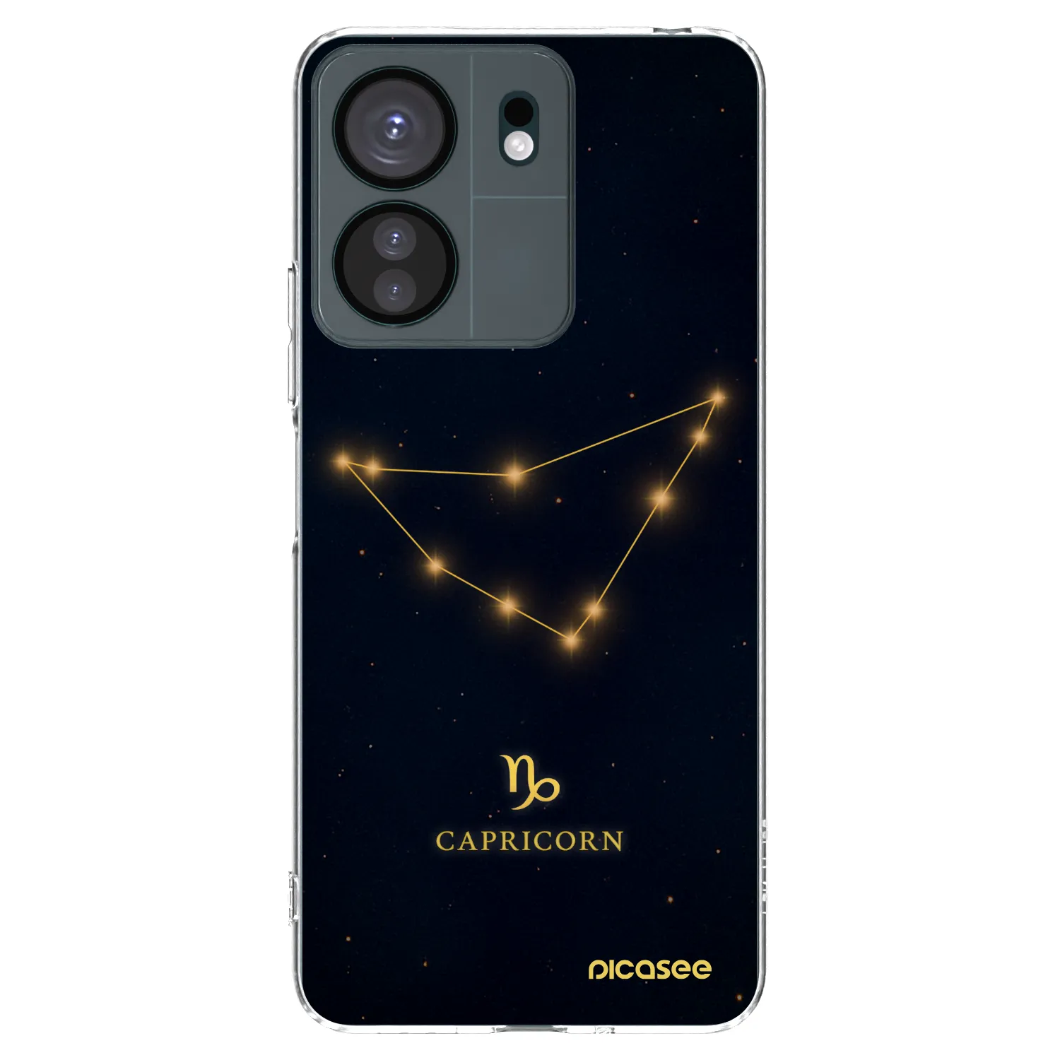 Picasee silikonový průhledný obal pro Xiaomi Redmi 13C 4G - CAPRICORN