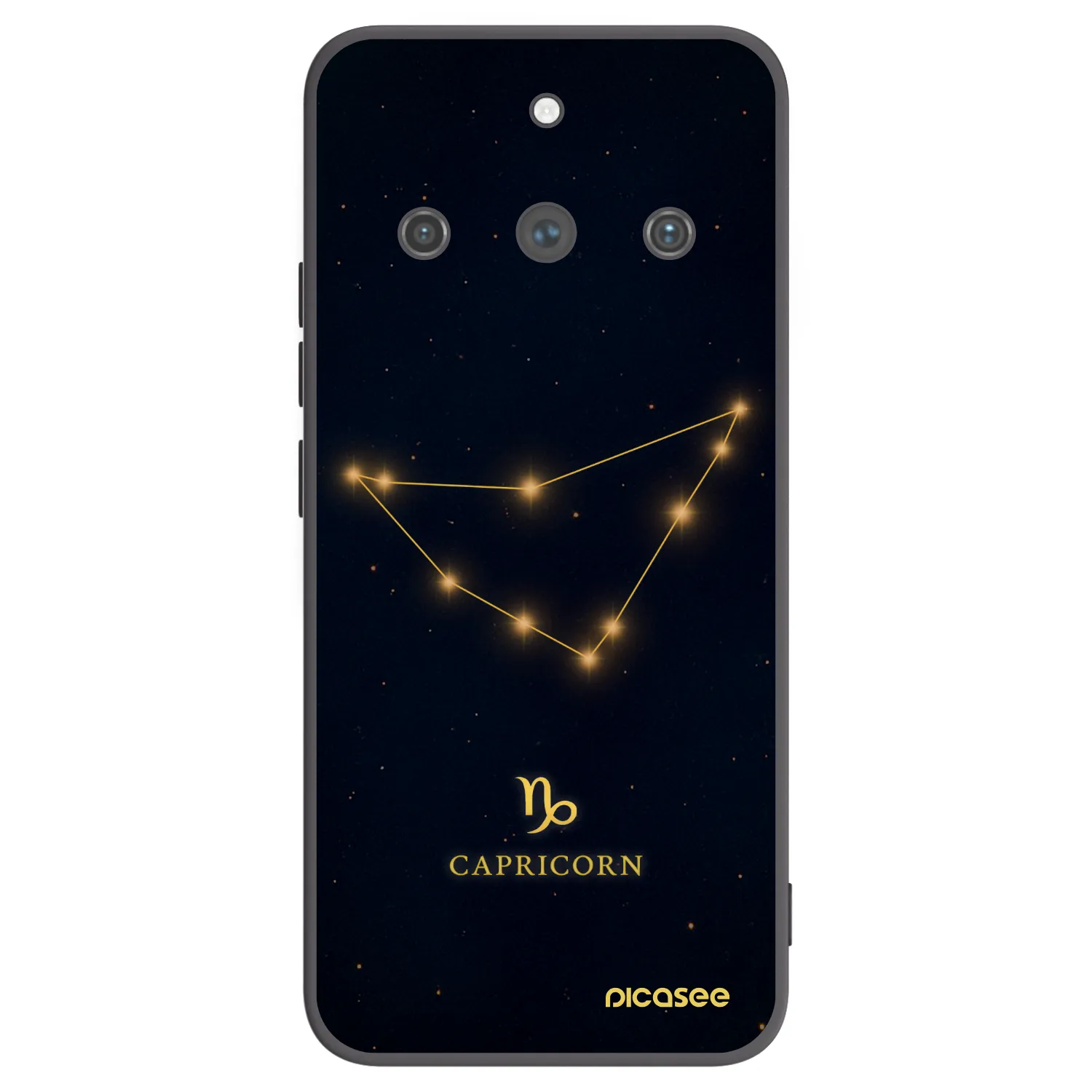 Picasee silikonový černý obal pro Realme 11 Pro+ - CAPRICORN
