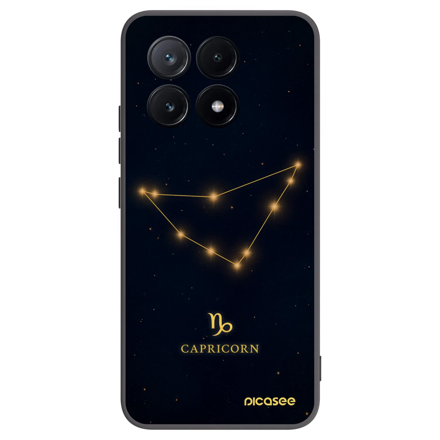 Picasee silikonový černý obal pro Xiaomi Poco X6 Pro - CAPRICORN