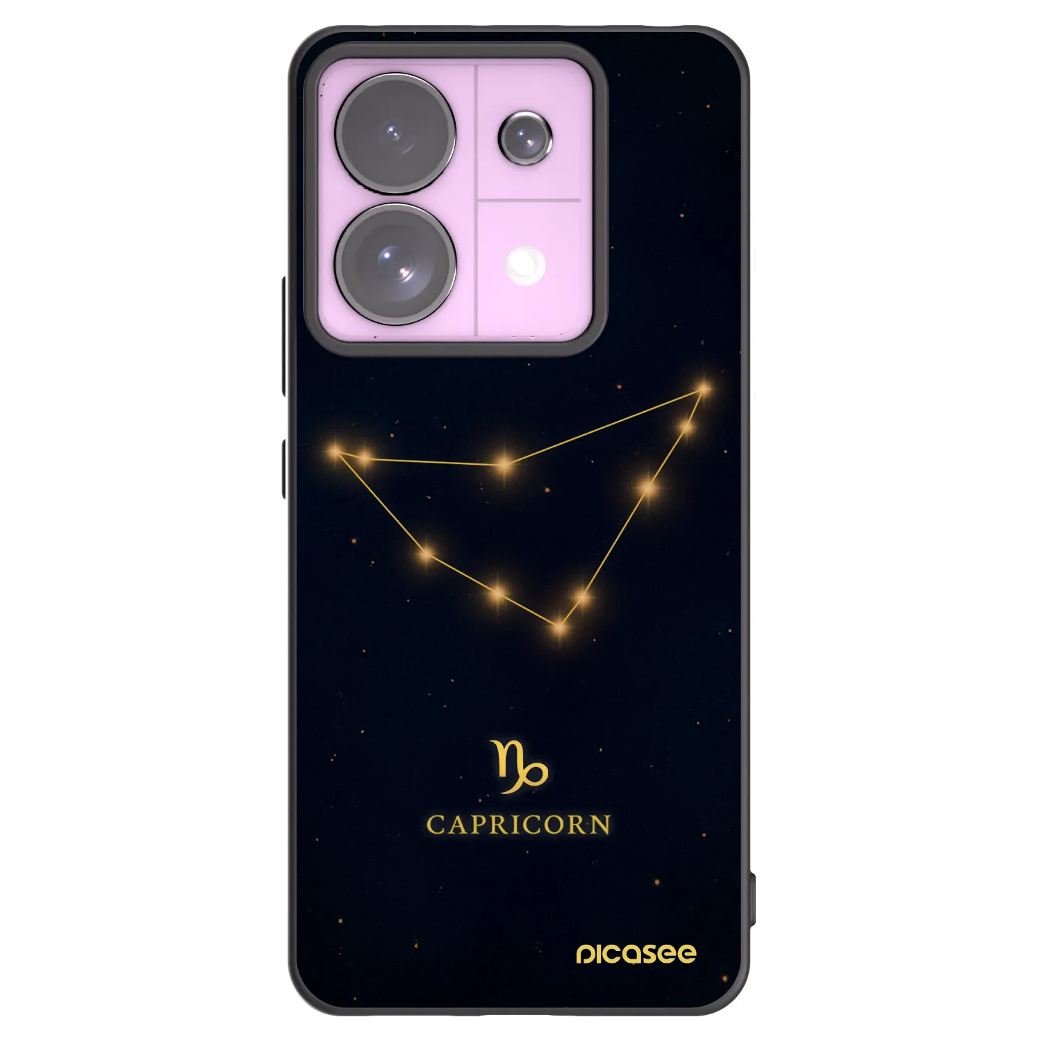 Picasee silikonový černý obal pro Xiaomi Redmi Note 13 Pro 5G - CAPRICORN