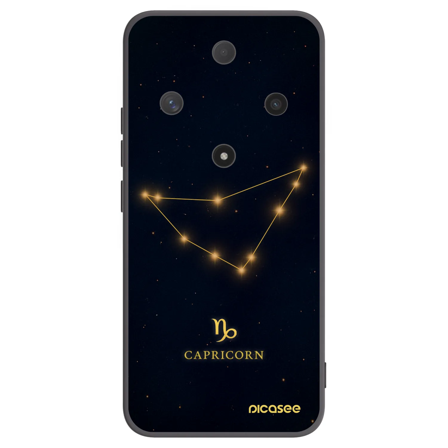 Picasee silikonový černý obal pro Honor Magic6 Lite 5G - CAPRICORN