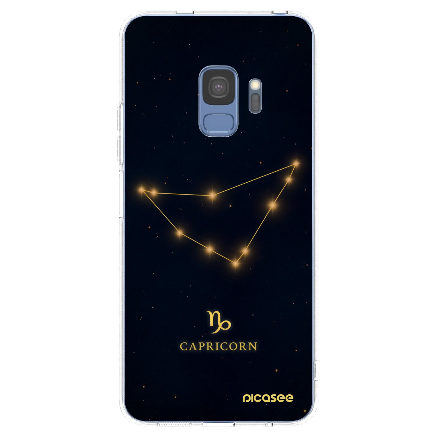 Picasee silikonový průhledný obal pro Samsung Galaxy S9 G960F - CAPRICORN