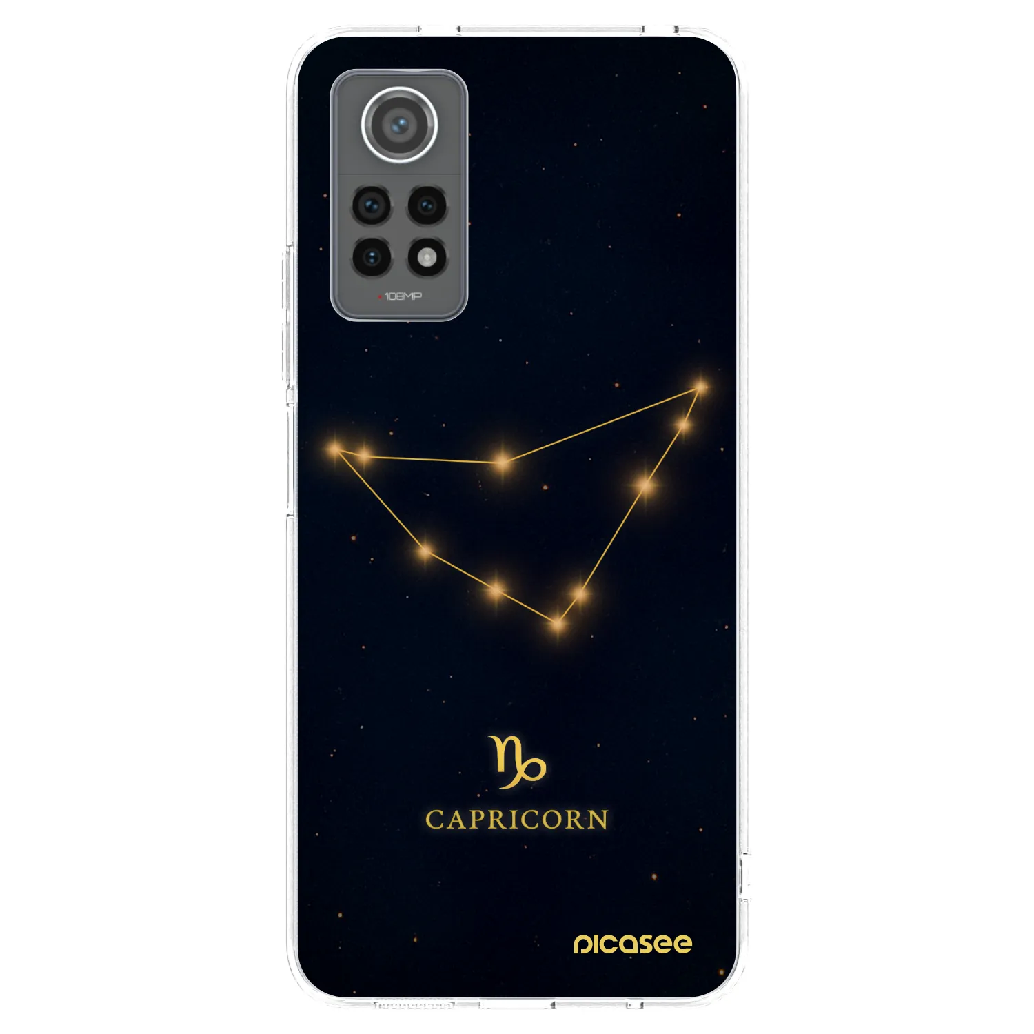Picasee silikonový průhledný obal pro Xiaomi Redmi Note 12 Pro 4G - CAPRICORN