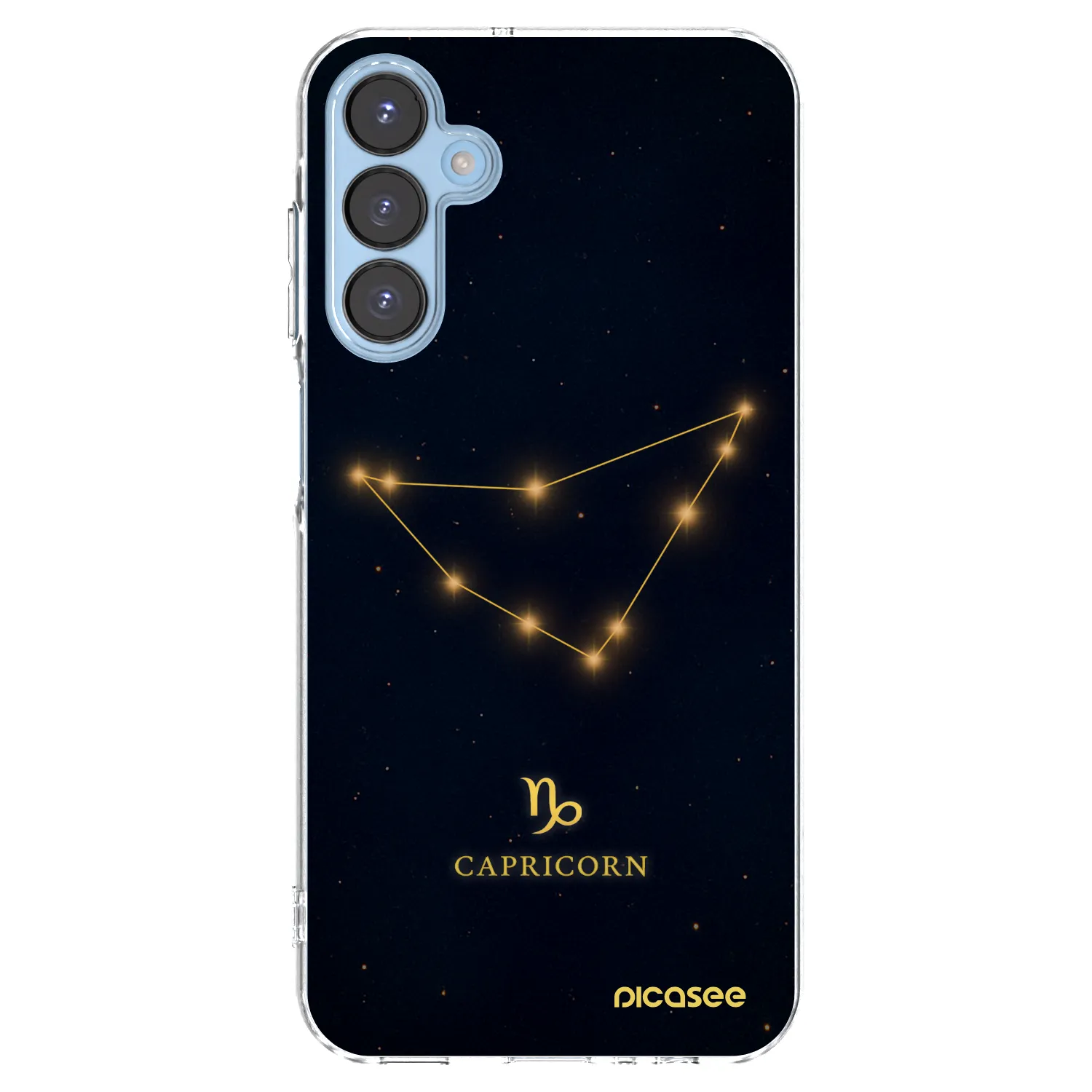 Picasee silikonový průhledný obal pro Samsung Galaxy A15 A156B 5G - CAPRICORN