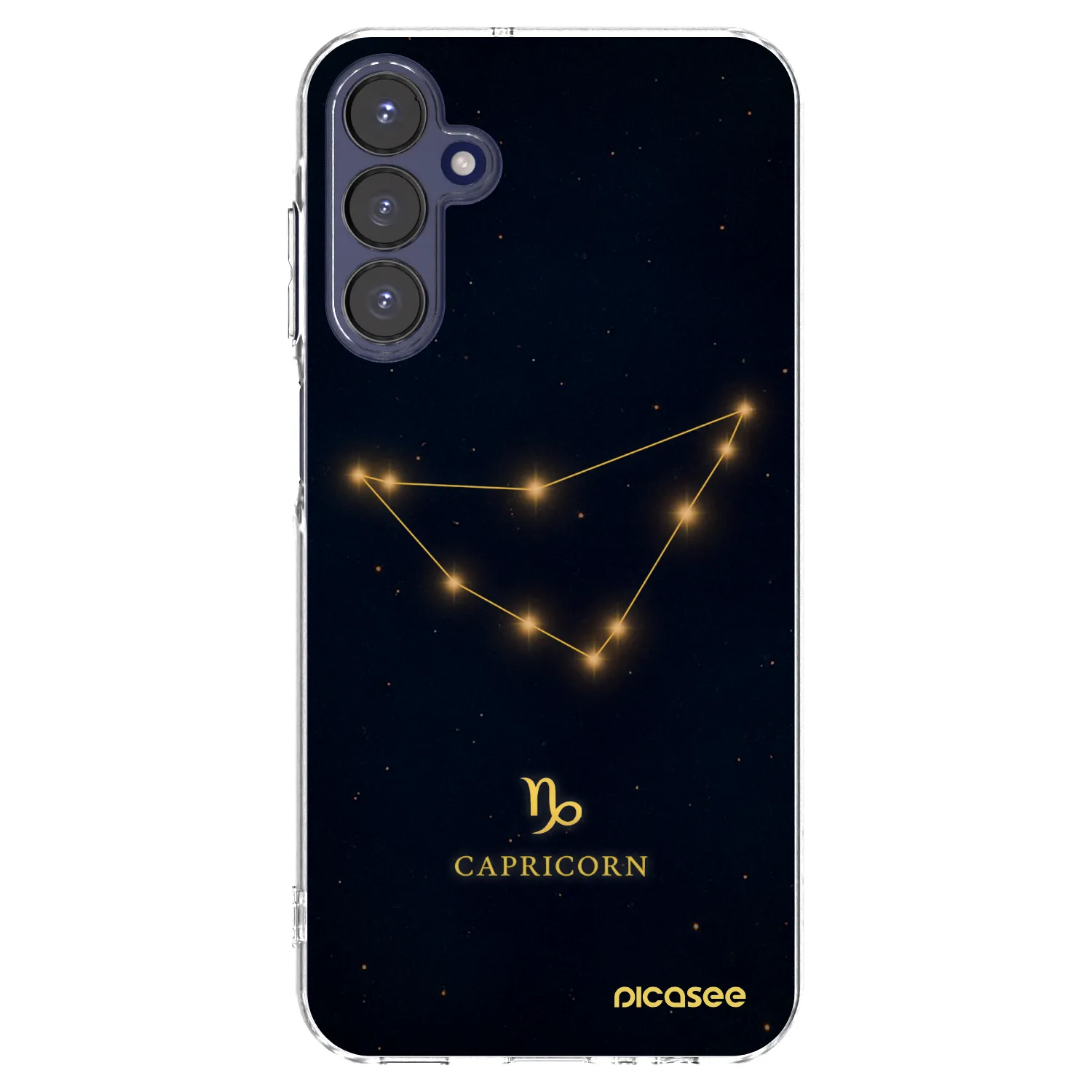 Picasee silikonový průhledný obal pro Samsung Galaxy A15 A155F 4G - CAPRICORN