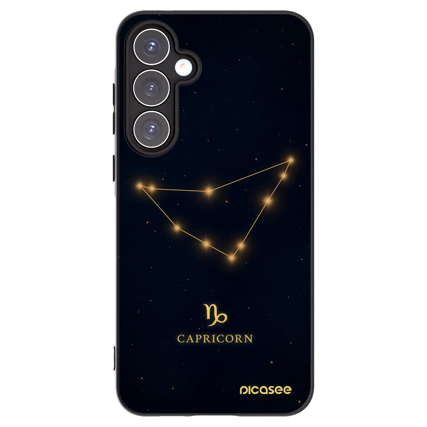 Picasee silikonový černý obal pro Samsung Galaxy A55 5G A556B - CAPRICORN