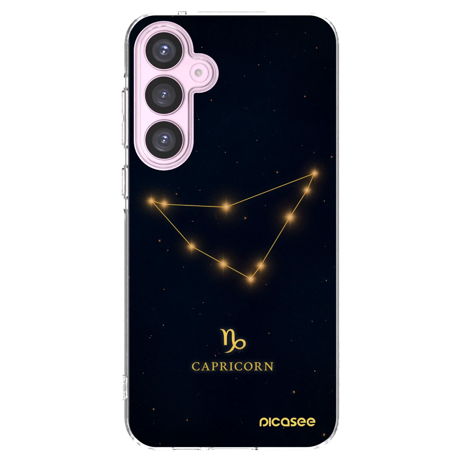 Picasee silikonový průhledný obal pro Samsung Galaxy A55 5G A556B - CAPRICORN