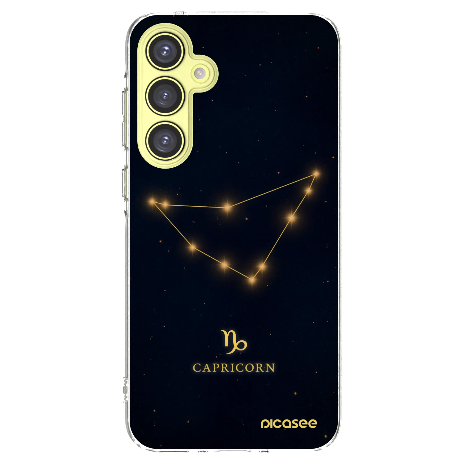 Picasee silikonový průhledný obal pro Samsung Galaxy A35 5G A356B - CAPRICORN