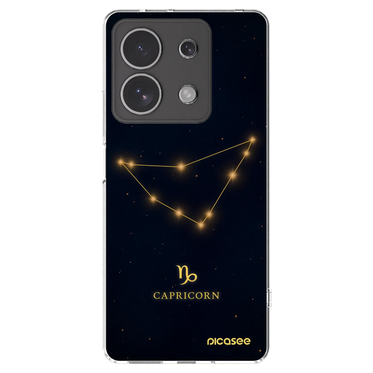 Picasee silikonový průhledný obal pro Xiaomi Redmi Note 13 4G - CAPRICORN