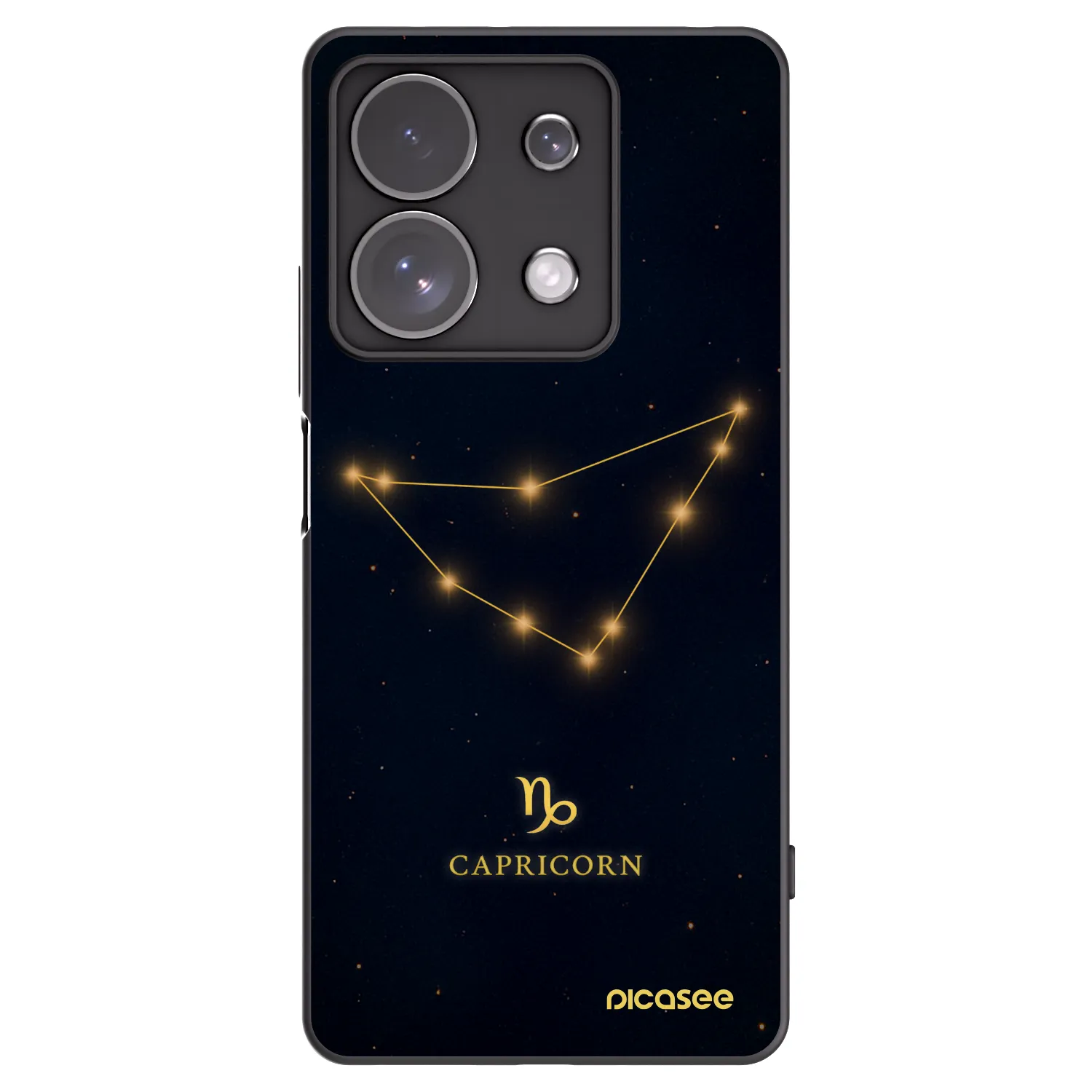 Picasee silikonový černý obal pro Xiaomi Redmi Note 13 Pro 4G - CAPRICORN