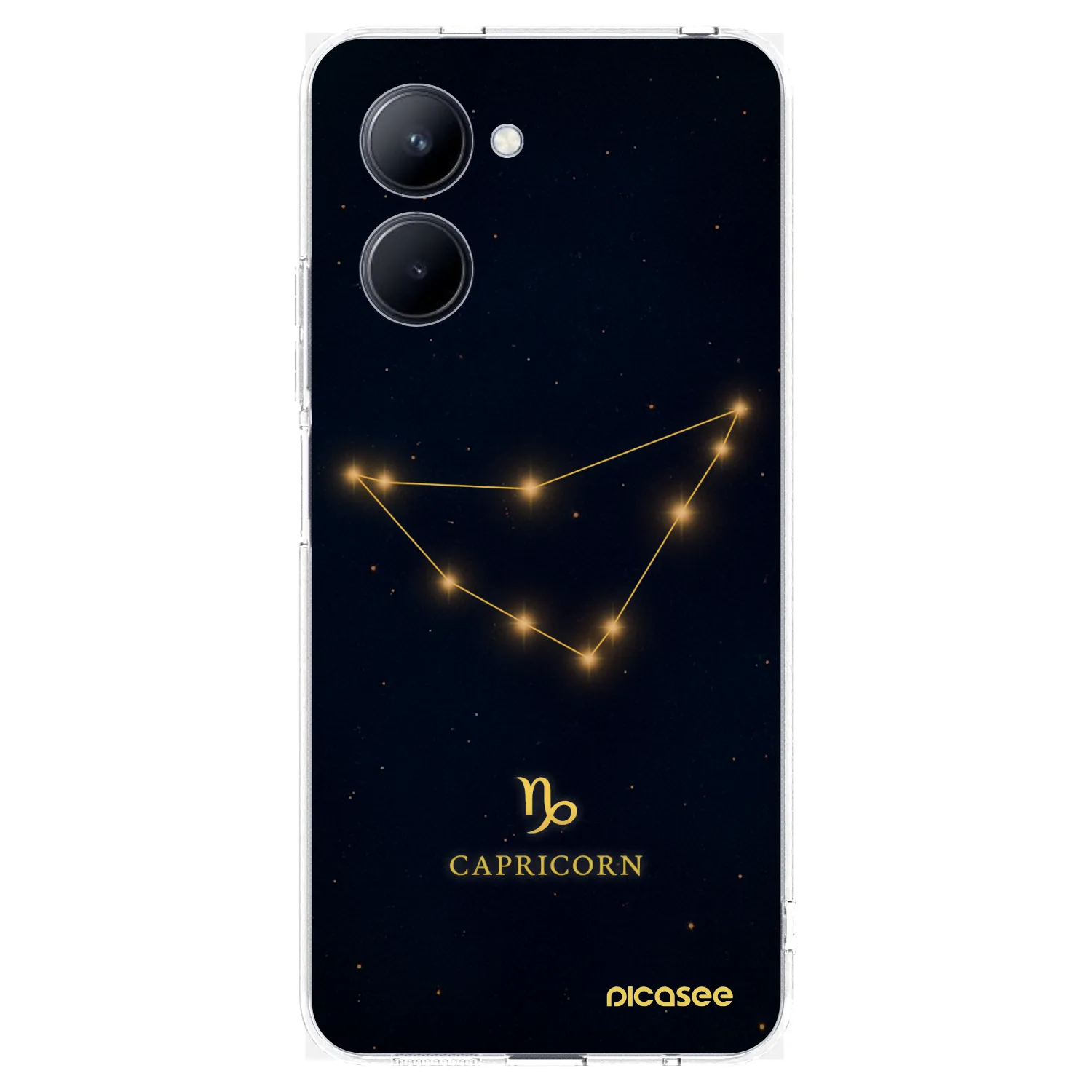 Picasee silikonový průhledný obal pro Realme C33 (2023) - CAPRICORN
