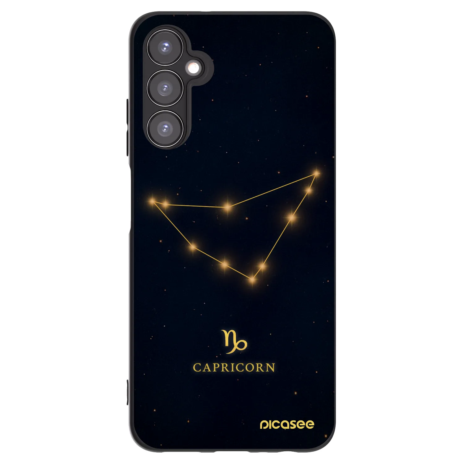 Picasee silikonový černý obal pro Samsung Galaxy A05s A057G - CAPRICORN