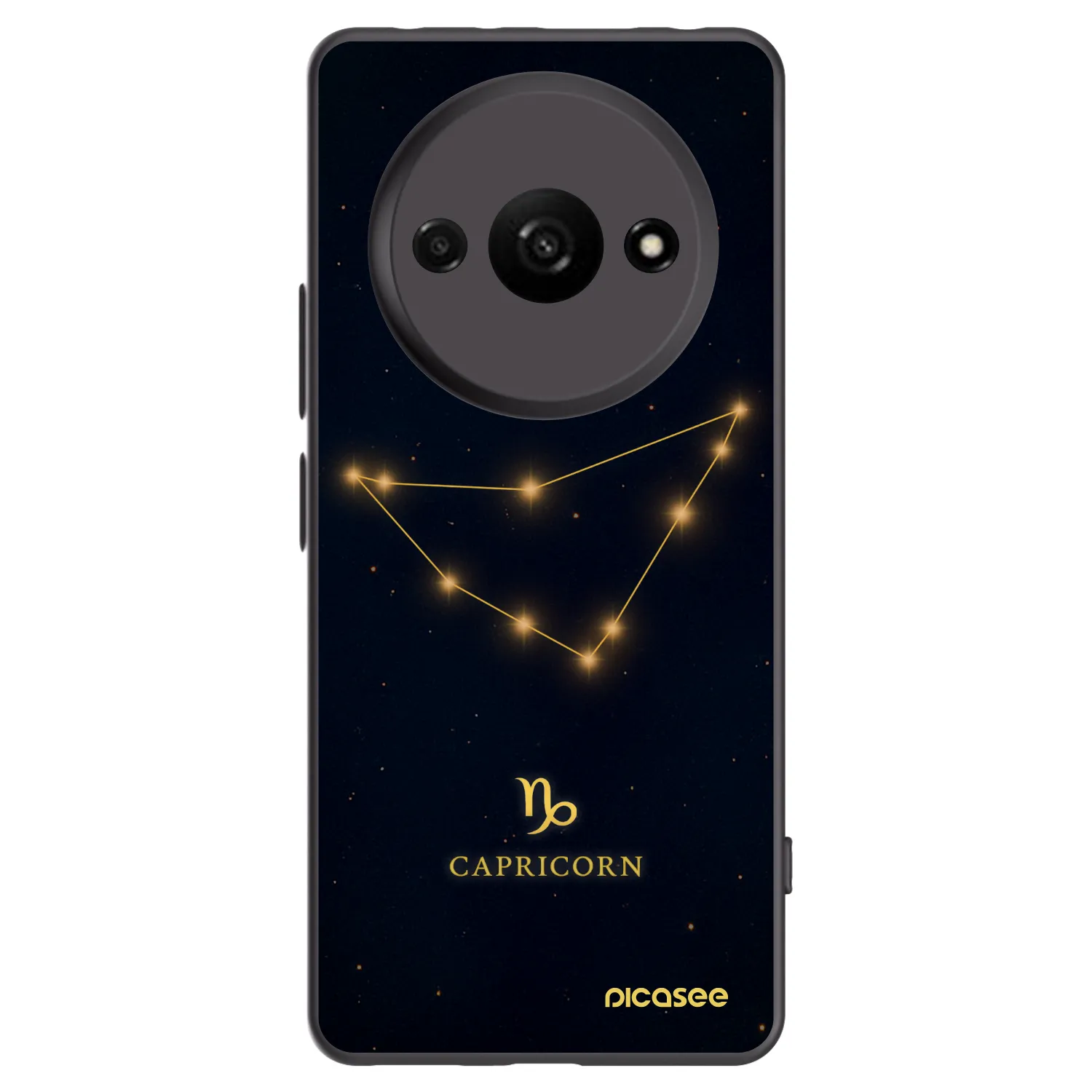 Picasee silikonový černý obal pro Xiaomi Redmi A3 - CAPRICORN