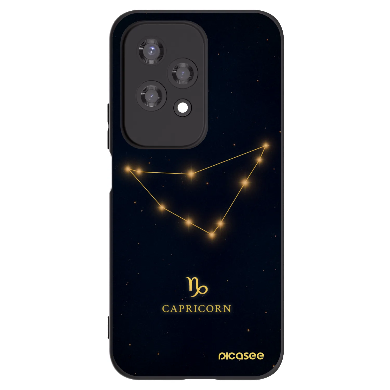 Picasee silikonový černý obal pro Honor 200 Lite - CAPRICORN