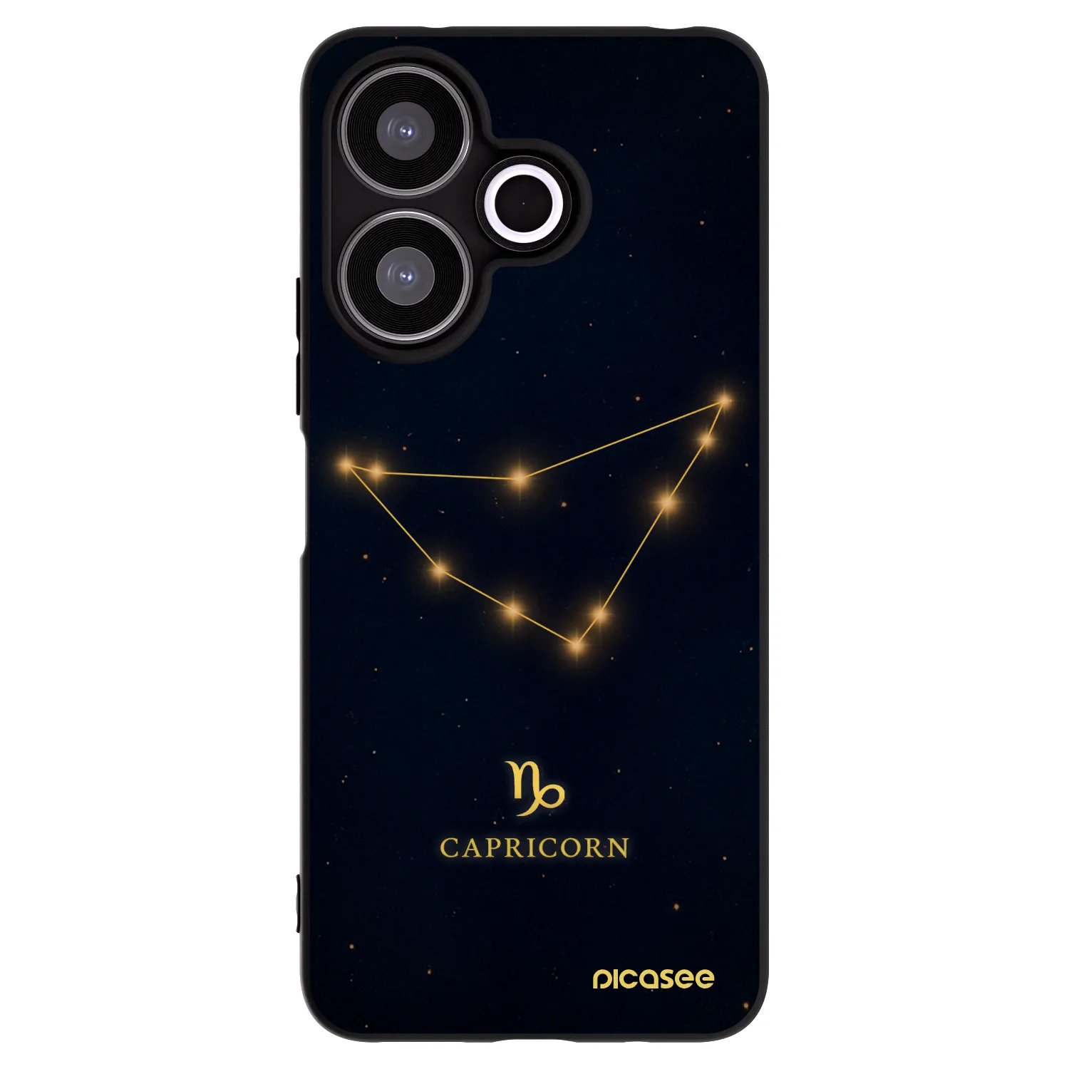 Picasee silikonový černý obal pro Xiaomi Redmi 13 4G - CAPRICORN