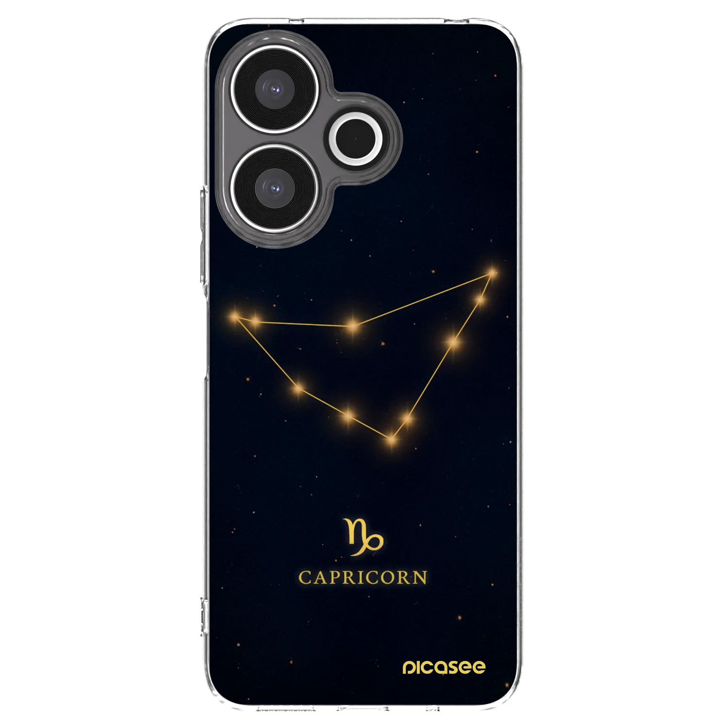 Picasee silikonový průhledný obal pro Xiaomi Redmi 13 4G - CAPRICORN