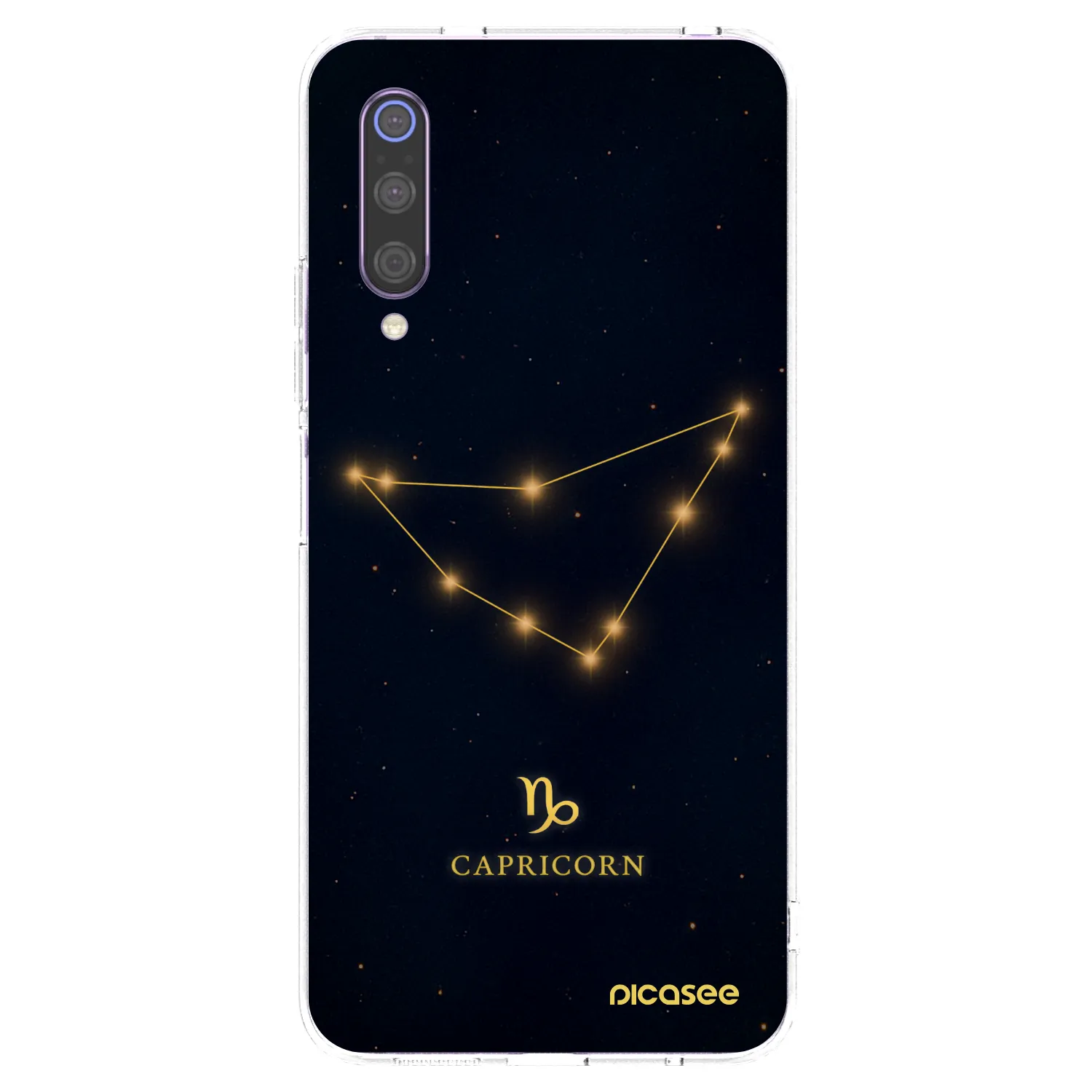 Picasee silikonový průhledný obal pro Xiaomi Mi 9 - CAPRICORN