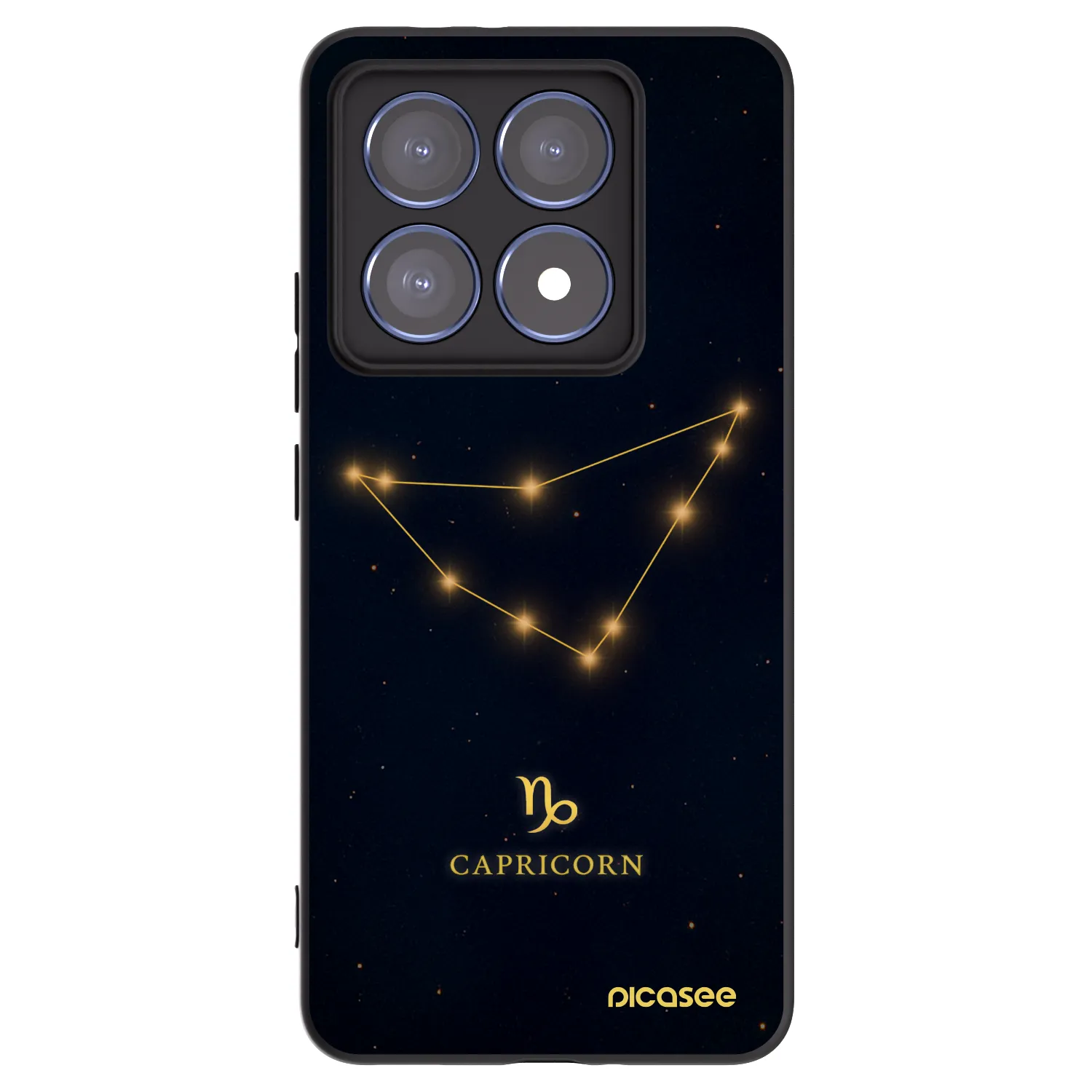 Picasee silikonový černý obal pro Xiaomi 14T Pro - CAPRICORN